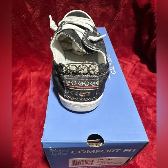 Jellypop Dallas sneakers Black Denim - Picture 4 of 4